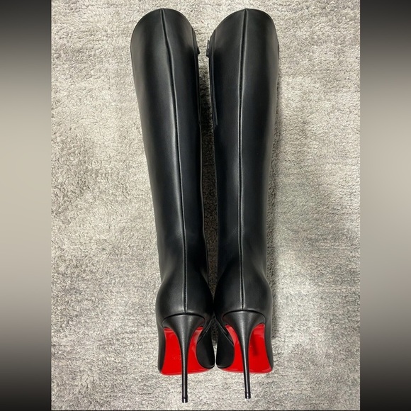 NEW ELOISE BOTTA 85 CALF CHRISTIAN LOUBOUTIN BOOTS TALL 42 Size 11 - Picture 6 of 10